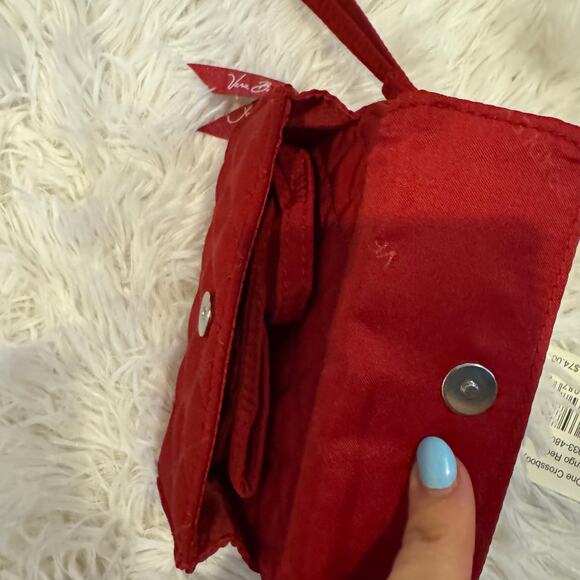 Vera Bradley All in One Crossbody Wristlet Tango Red NWT - Picture 5 of 8